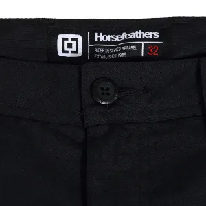 HORSEFEATHERS Nohavice Captain II - black BLACK velikost 32