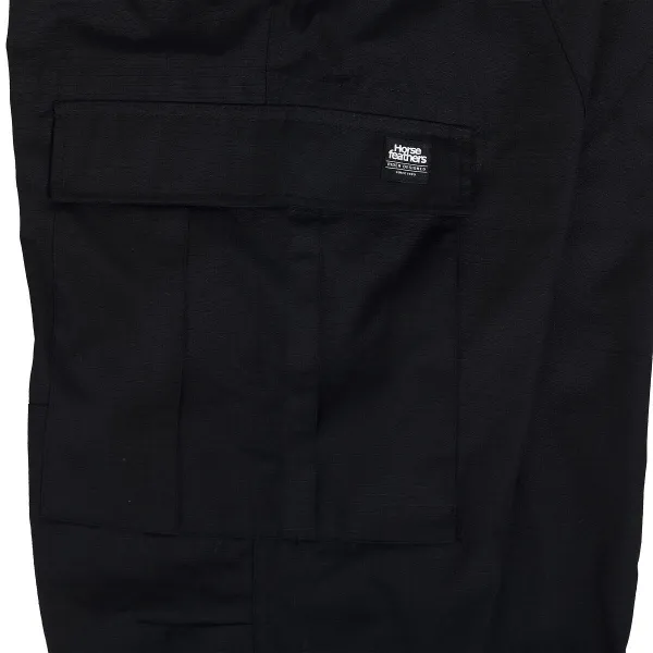 HORSEFEATHERS Nohavice Captain II - black BLACK velikost 32