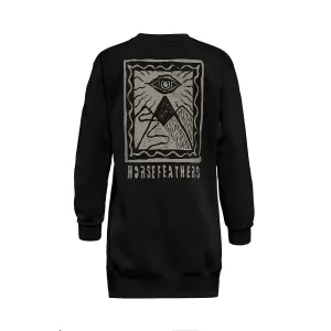 HORSEFEATHERS Mikina Chandra - black BLACK velikost S