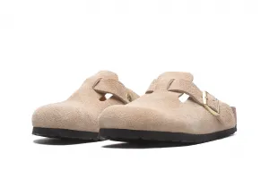 Birkenstock Boston BS Suede Leather W "Sand Castle" (1030883)