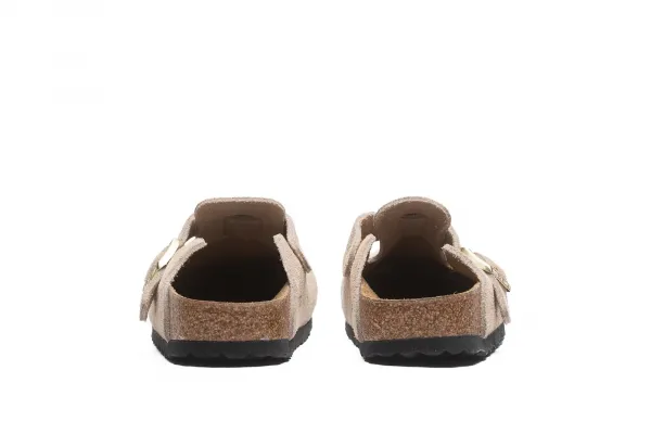 Birkenstock Boston BS Suede Leather W "Sand Castle" (1030883)