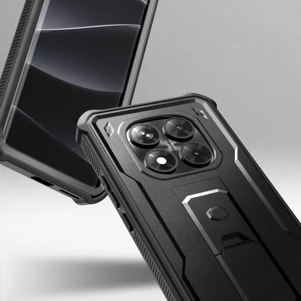 Tech-Protect Kevlar kryt na Xiaomi Redmi Note 14 Pro 5G / Poco X7 5G, čierny