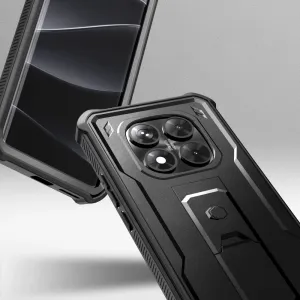 Tech-Protect Kevlar kryt na Xiaomi Redmi Note 14 Pro 5G / Poco X7 5G, čierny