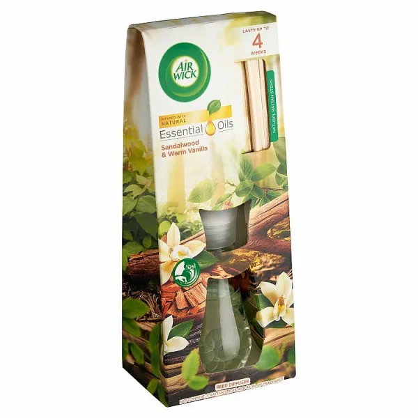 Air Wick Essential Oils Vonné tyčinky santalové drevo a vanilka 30 ml 1ks