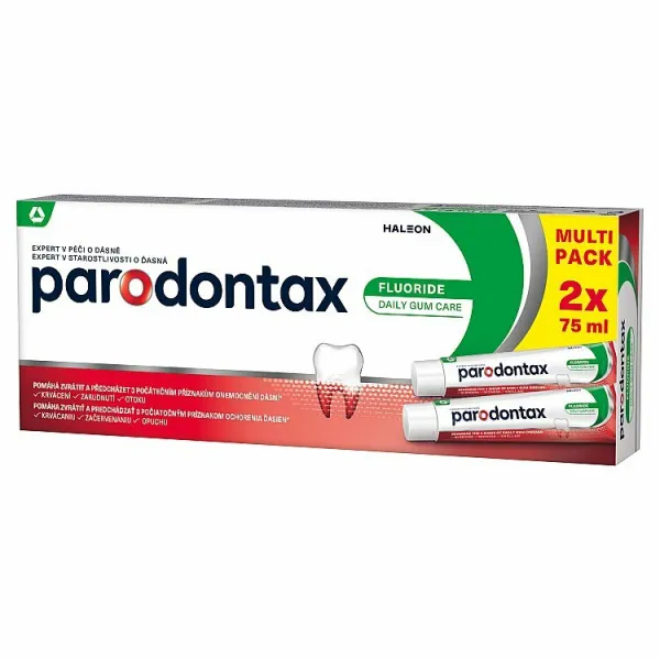 Parodontax Fluoride zubná pasta s flouridom 2 x 75 ml 1bal