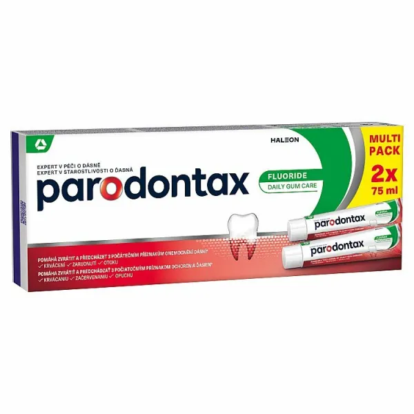 Parodontax Fluoride zubná pasta s flouridom 2 x 75 ml 1bal