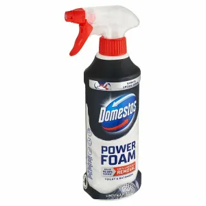 Domestos Power Foam čistiaca pena na toaletu a kúpeľňu žiaden vodný kameň 435 ml 1ks