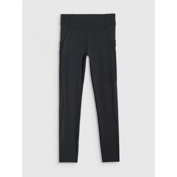 Dámske bežecké zateplené legíny 4F TIGHTS FNK F357-WAW25TFTIF357-20S-DEEP BLACK