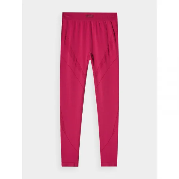 Dámske legíny 4F TIGHTS FNK F389-RAW24TFTIF389-60S-BURGUNDY