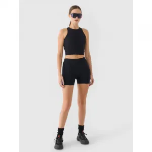 Dámske tréningové tielko 4F SLEEVELESS FNK F707-RAW24TFSLF707-20S-DEEP BLACK