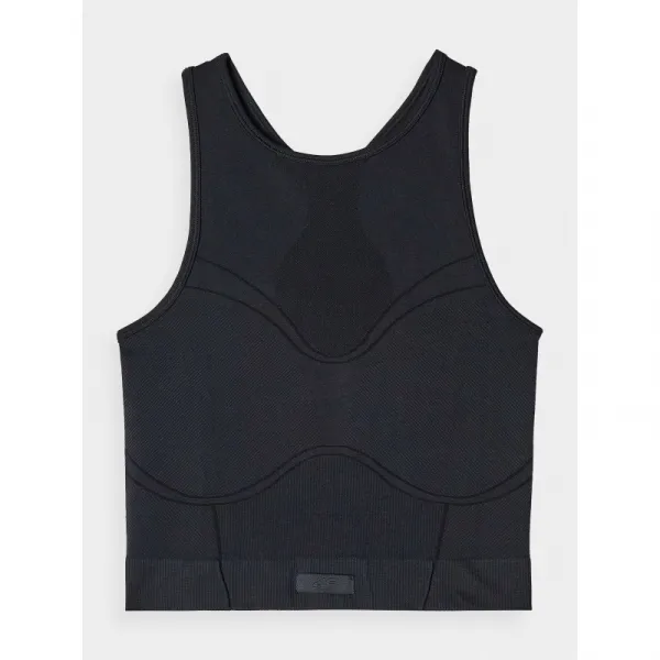 Dámske tréningové tielko 4F SLEEVELESS FNK F707-RAW24TFSLF707-20S-DEEP BLACK