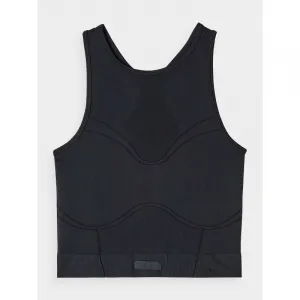 Dámske tréningové tielko 4F SLEEVELESS FNK F707-RAW24TFSLF707-20S-DEEP BLACK