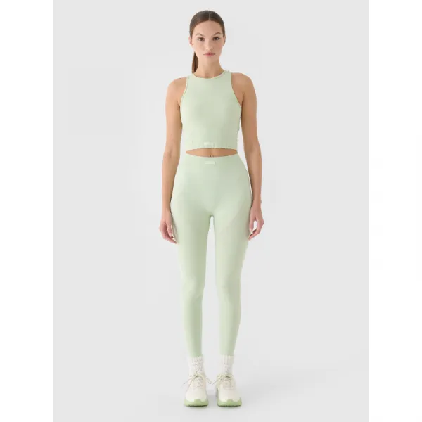 Dámske tréningové tielko 4F SLEEVELESS FNK F707-RAW24TFSLF707-47S-MINT