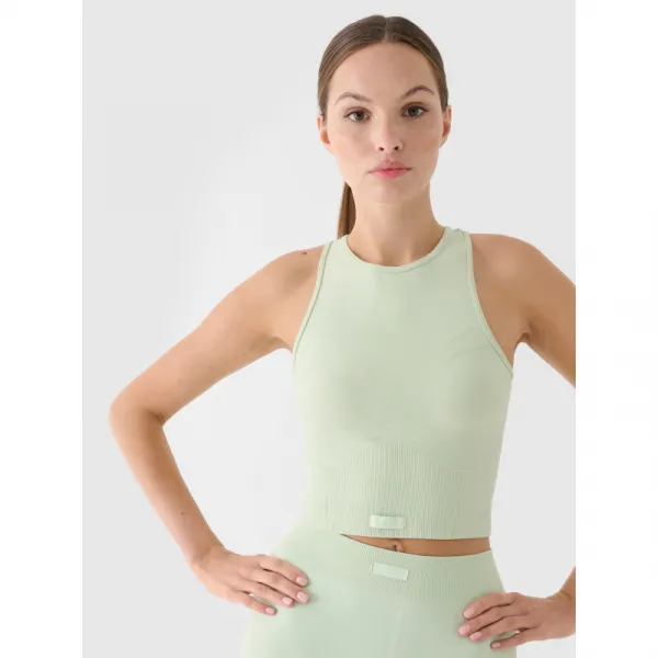 Dámske tréningové tielko 4F SLEEVELESS FNK F707-RAW24TFSLF707-47S-MINT