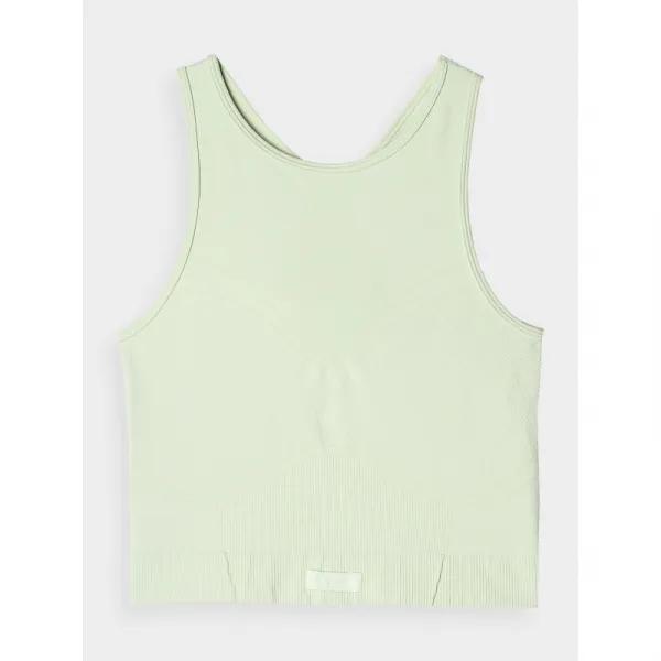 Dámske tréningové tielko 4F SLEEVELESS FNK F707-RAW24TFSLF707-47S-MINT
