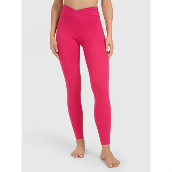 Dámske legíny 4F TIGHTS FNK F369-WAW25TFTIF369-54S-PINK
