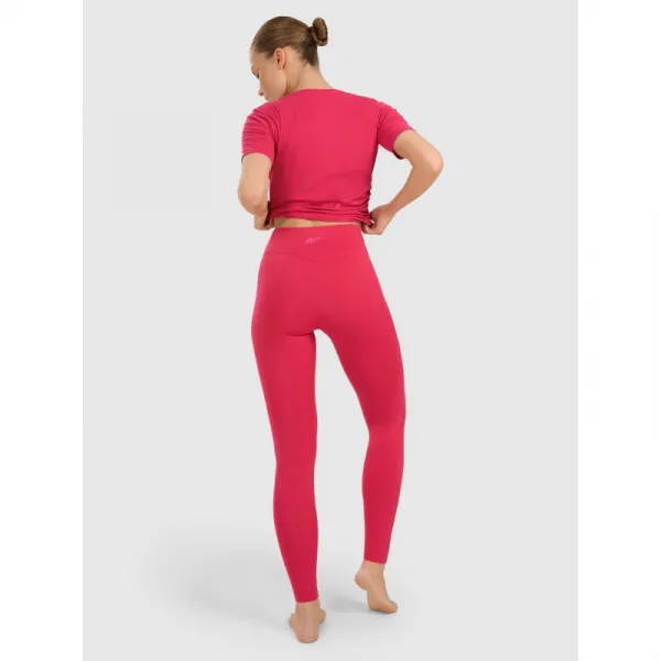 Dámske legíny 4F TIGHTS FNK F369-WAW25TFTIF369-54S-PINK