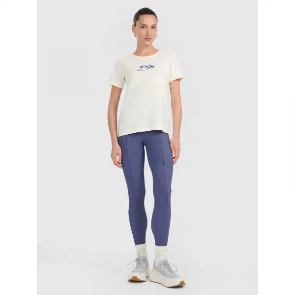 Dámske legíny 4F TIGHTS CAS F237-WAW25TTIGF237-32S-DENIM