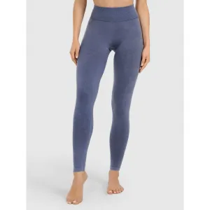 Dámske legíny 4F TIGHTS FNK F407-WAW25TFTIF407-30A-DARK BLUE ALLOVER
