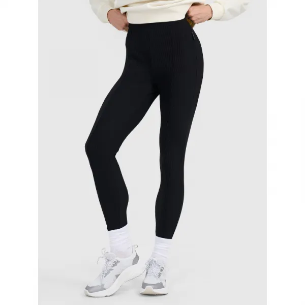 Dámske legíny 4F TIGHTS CAS F237-WAW25TTIGF237-20S-DEEP BLACK