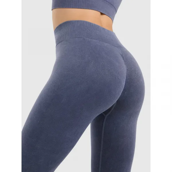 Dámske legíny 4F TIGHTS FNK F407-WAW25TFTIF407-30A-DARK BLUE ALLOVER