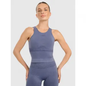 Dámske tréningové tielko 4F SLEEVELESS FNK F578-WAW25TFSLF578-30A-DARK BLUE ALLOVER