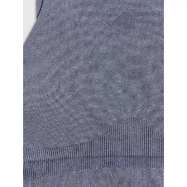 Dámske tréningové tielko 4F SLEEVELESS FNK F578-WAW25TFSLF578-30A-DARK BLUE ALLOVER