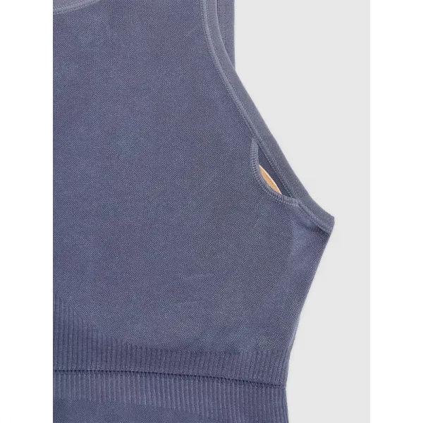 Dámske tréningové tielko 4F SLEEVELESS FNK F578-WAW25TFSLF578-30A-DARK BLUE ALLOVER