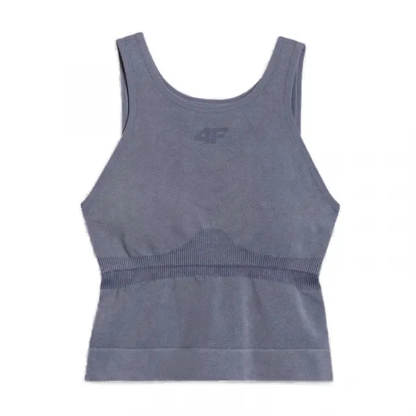 Dámske tréningové tielko 4F SLEEVELESS FNK F578-WAW25TFSLF578-30A-DARK BLUE ALLOVER