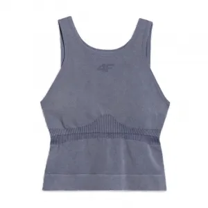 Dámske tréningové tielko 4F SLEEVELESS FNK F578-WAW25TFSLF578-30A-DARK BLUE ALLOVER