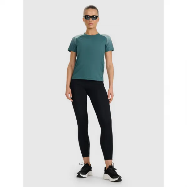 Dámske bežecké zateplené legíny 4F TIGHTS FNK F357-WAW25TFTIF357-20S-DEEP BLACK