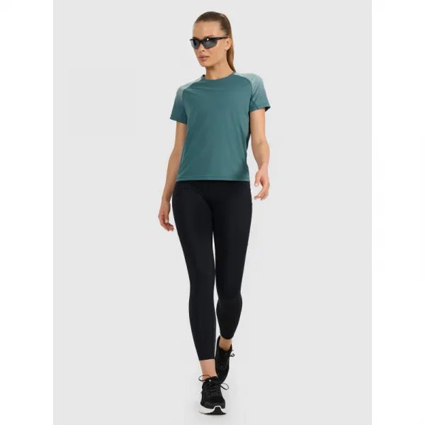 Dámske bežecké zateplené legíny 4F TIGHTS FNK F357-WAW25TFTIF357-20S-DEEP BLACK