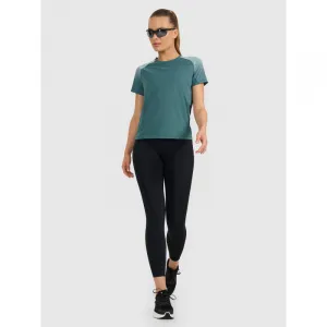 Dámske bežecké zateplené legíny 4F TIGHTS FNK F357-WAW25TFTIF357-20S-DEEP BLACK
