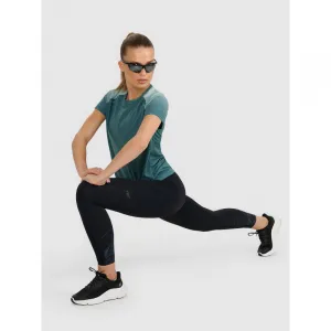 Dámske bežecké zateplené legíny 4F TIGHTS FNK F357-WAW25TFTIF357-20S-DEEP BLACK