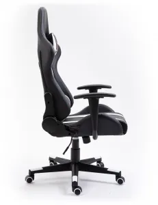 Ak furniture Herné kreslo F4G FG33 čierne/biele