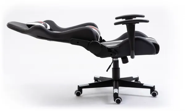 Ak furniture Herné kreslo F4G FG33 čierne/biele