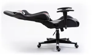 Ak furniture Herné kreslo F4G FG33 čierne/biele