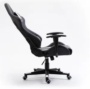 Ak furniture Herné kreslo F4G FG33 čierne/biele