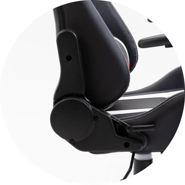 Ak furniture Herné kreslo F4G FG33 čierne/biele