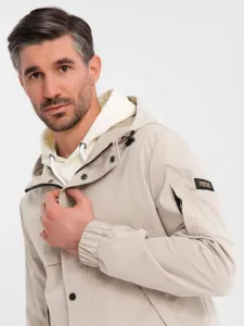 Prechodná bunda pre mužov béžová