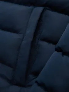 Prechodná bunda pre mužov so stojacim golierom tmavomodrá