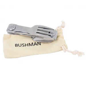Bushman Skladací príbor Cutlery set II, strieborný UNI