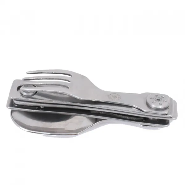 Bushman Skladací príbor Cutlery set II, strieborný UNI