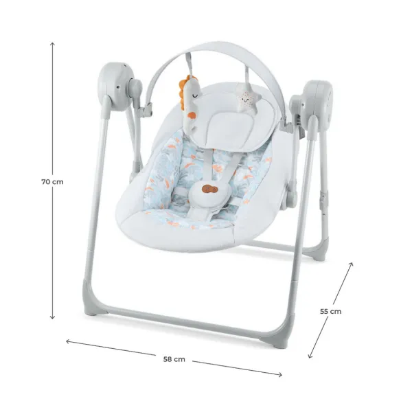 Hojdačka Kinderkraft Swingee Grey