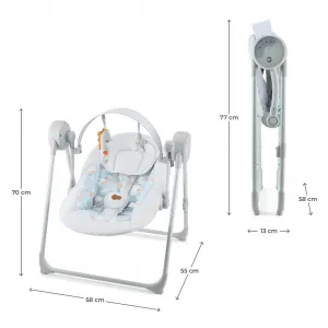 Hojdačka Kinderkraft Swingee Grey