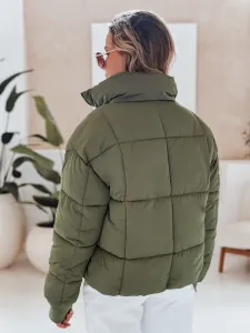 Zelená dámska zimná bunda VIBEGIRL