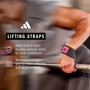 adidas LIFTING STRAPS Trhačky, čierna, veľkosť