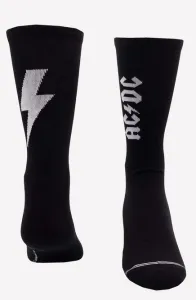 Perri's Leathers ACDC Lightning Strikes Crew Black