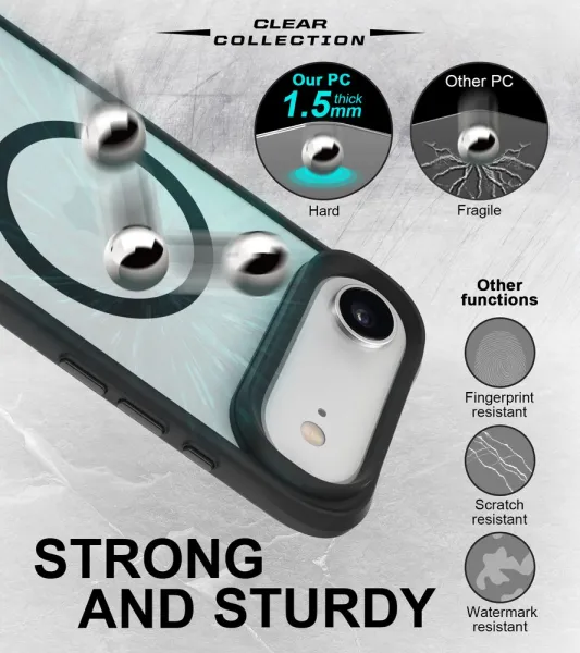 JP MagFit MagSafe puzdro s certifikátom 3M SGS, iPhone Air, čierne