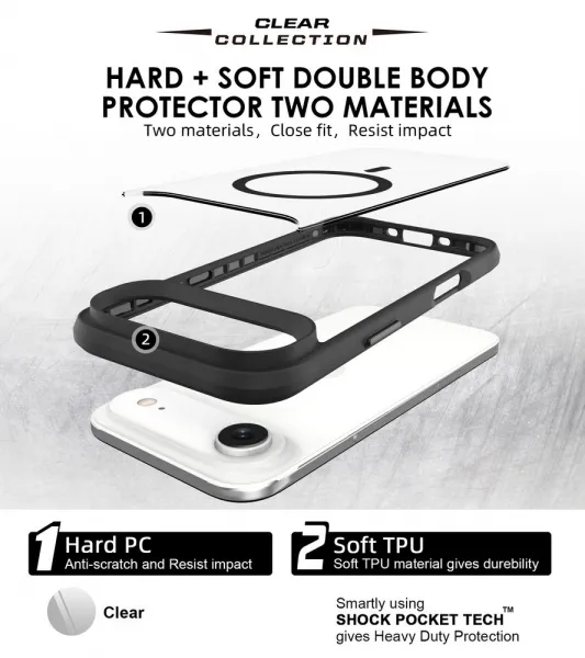 JP MagFit MagSafe puzdro s certifikátom 3M SGS, iPhone Air, čierne